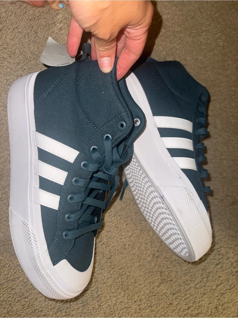 adidas Bravada 2.0 Platform Sneakers – Arctic Night – Women’s Size 9.5